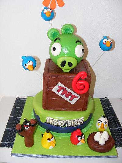 Angry Birds Cake - Cake by Margarida Matilde