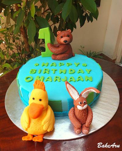 Happy 1st Birthday! - Cake by BakeAru