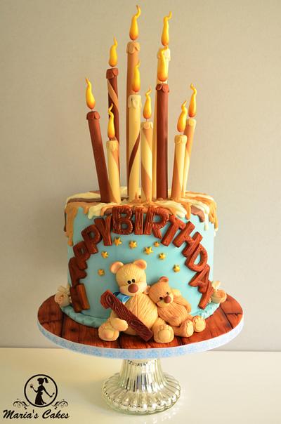 Shaggy Bear - Cake by Marias-cakes