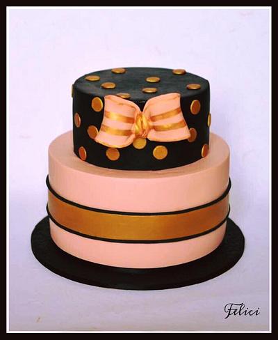 Retro anniversary cake - Cake by Felici - Bake Craft by Ankna