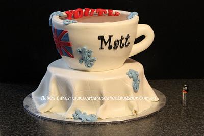Cup of tea cake - Cake by Jake's Cakes