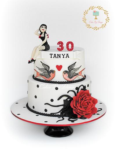 50's Pin Up - Cake by Cakes by Design