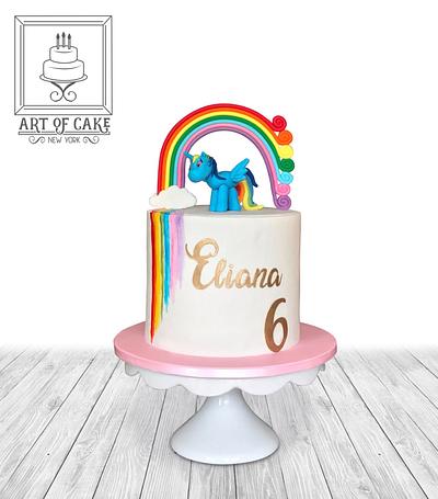 Rainbow Dash Cake - Cake by Akademia Tortu - Magda Kubiś