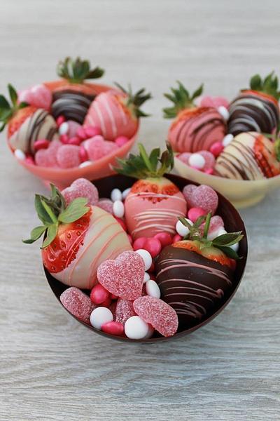 Valentine strawberry's - Cake by Anse De Gijnst