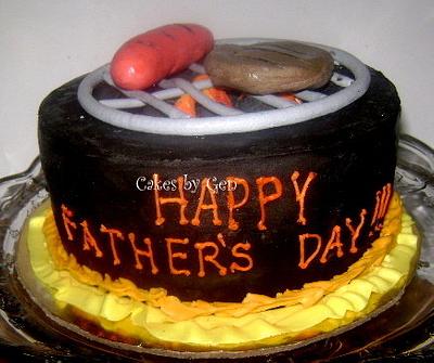 Father's Day BBQ Cake - Cake by Gen