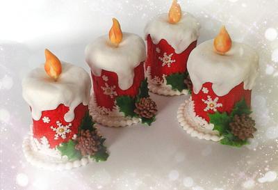 Christmas mini  cakes  - Cake by Daria