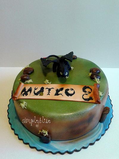 Toothless cake - Cake by simplyblue