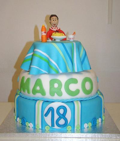 Torta per 18 compleanno ragazzo - Cake by Le Torte di Mary