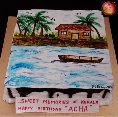 hand painted cake - Cake by Divya chheda 