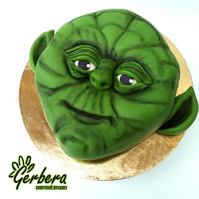 Yoda - Cake by Gerberacake