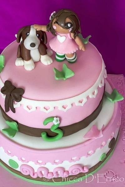 Anna and Huggy - Cake by Chicca D'Errico