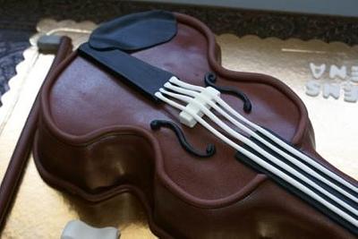 Violin - Cake by Isabel Sousa
