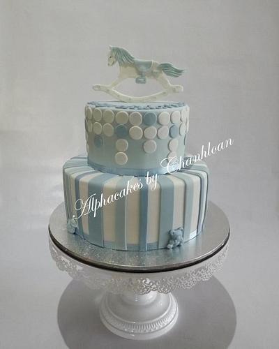 Baby shower cake - Cake by AlphacakesbyLoan 