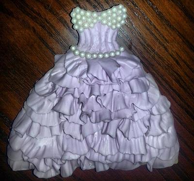 Dress cookie - Cake by Norma Angelica Garcia