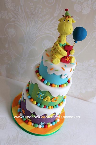 1st birthday cake - Cake by Zoe's Fancy Cakes