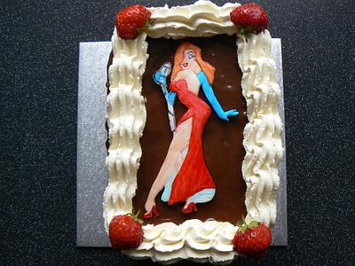 Jessica Rabbit cake - Cake by Anita's Cakes