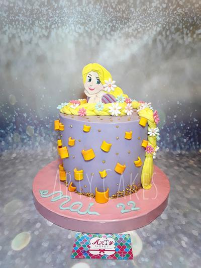 Rapunzel tangled  - Cake by Arty cakes