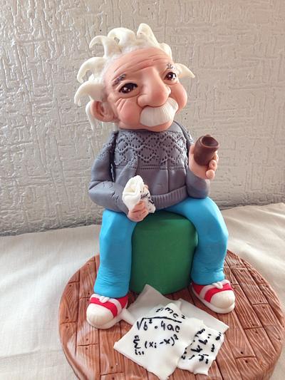 Einstein sculpted cake - Cake by Daphne Lopez