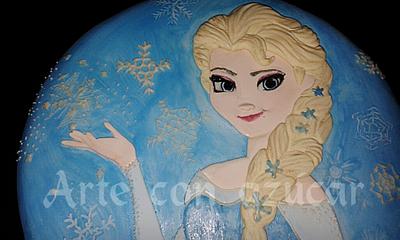 Frozen,Elsa cake  - Cake by gabyarteconazucar