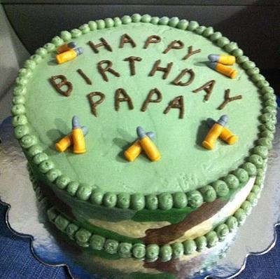 Camo Birthday Cake - Cake by StephS