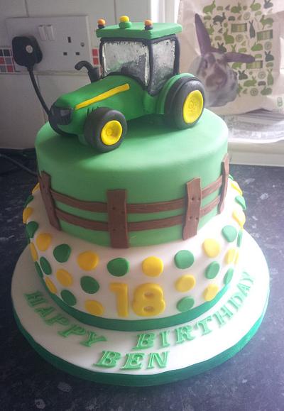 tractor cake - Cake by jodie