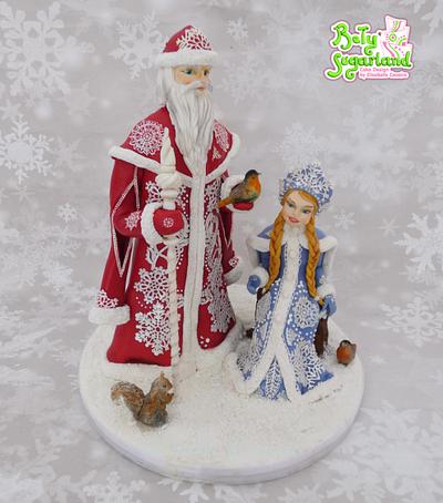 Christmas in Belarus - Christmas Around the World Collaboration - Cake by Bety'Sugarland by Elisabete Caseiro 