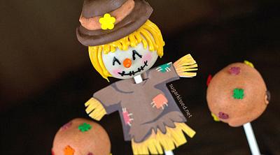 Scarecrow Thanksgiving Cake Pops - Cake by Janine