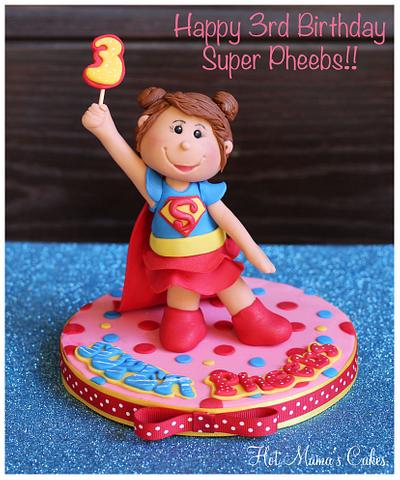Super Pheebs is 3! - Cake by Hot Mama's Cakes