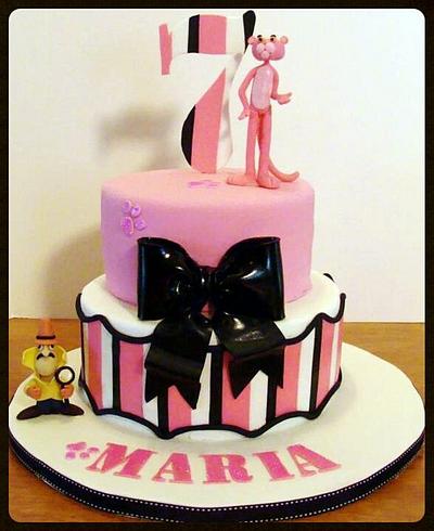Pink Panther - Cake by BellaCakes & Confections