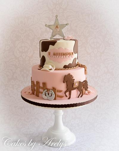 Cowgirl cake - Cake by Cakes by Arelys