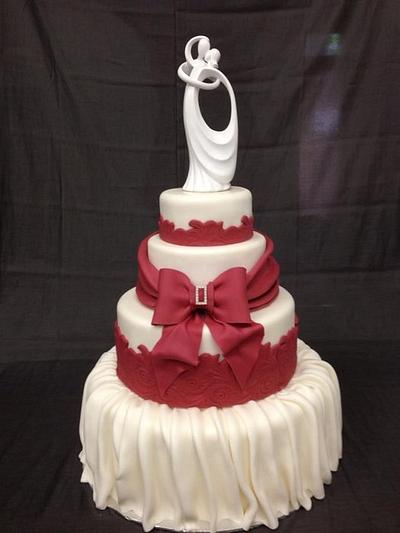 bow cake - Cake by Marzia