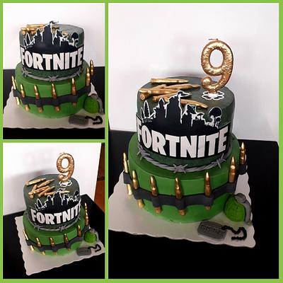 Fortnite cake 2 - Cake by Zorica