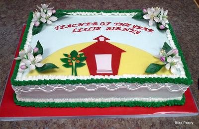 Teacher of the Year - Cake by Bliss Pastry