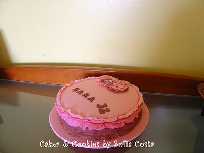 frilly cake - Cake by Sofia Costa (Cakes & Cookies by Sofia Costa)