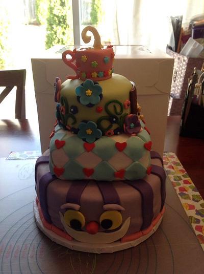 Alice in Wonderland Cake - Cake by Raindrops