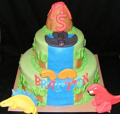 Dino Cake 2 - Cake by Rita's Cakes