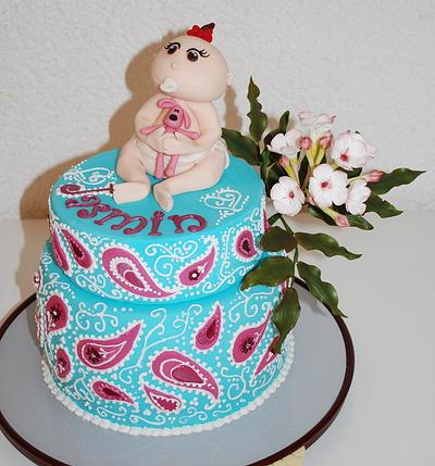 Baby Shower Cake Jasmin - Cake by Simone Barton