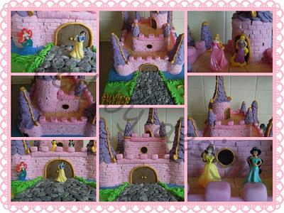 princess castle - Cake by icedby