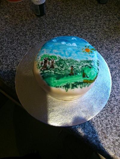 golfers - Cake by cakealicious cake 