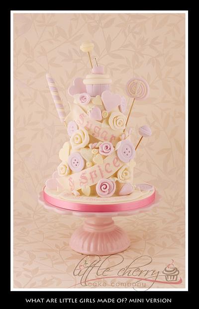 Sugar and Spice and All Things Nice Cake (mini version!) - Cake by Little Cherry