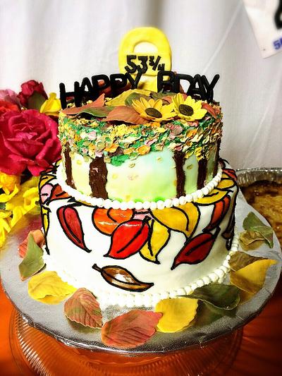 Fall birthday cake - Cake by Emsspecialtydesserts