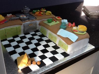 Birthday kitchen - Cake by Gelly Bean 