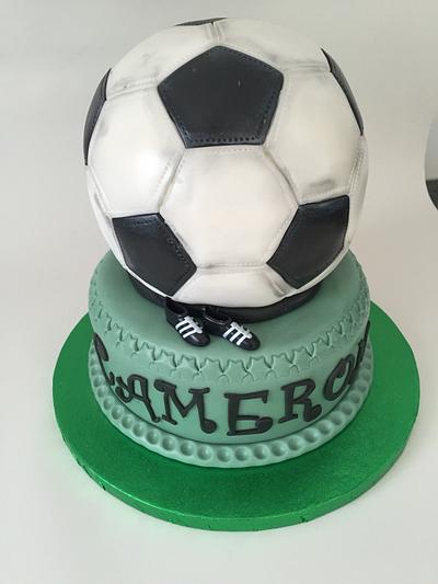 Well loved football cake - Cake by charmaine cameron