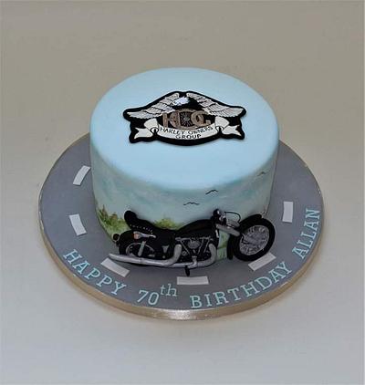 Harley Davidson Birthday Cake - Cake by Erika Cakes