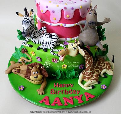 Adventure with Madagascar! - Cake by D Cake Creations®