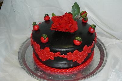 cherry berries - Cake by gail