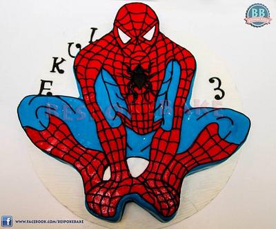 Spiderman  - Cake by Lakshmi  Supin