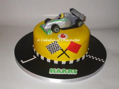 Formula One cake  - Cake by acakefulofcharacter