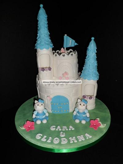 Cinderella Hello Kitty Castle Cake - Cake by Emma Stewart
