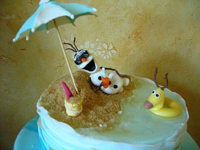 Olaf...in vacanza - Cake by Carmela Iadicicco (torte con brio)